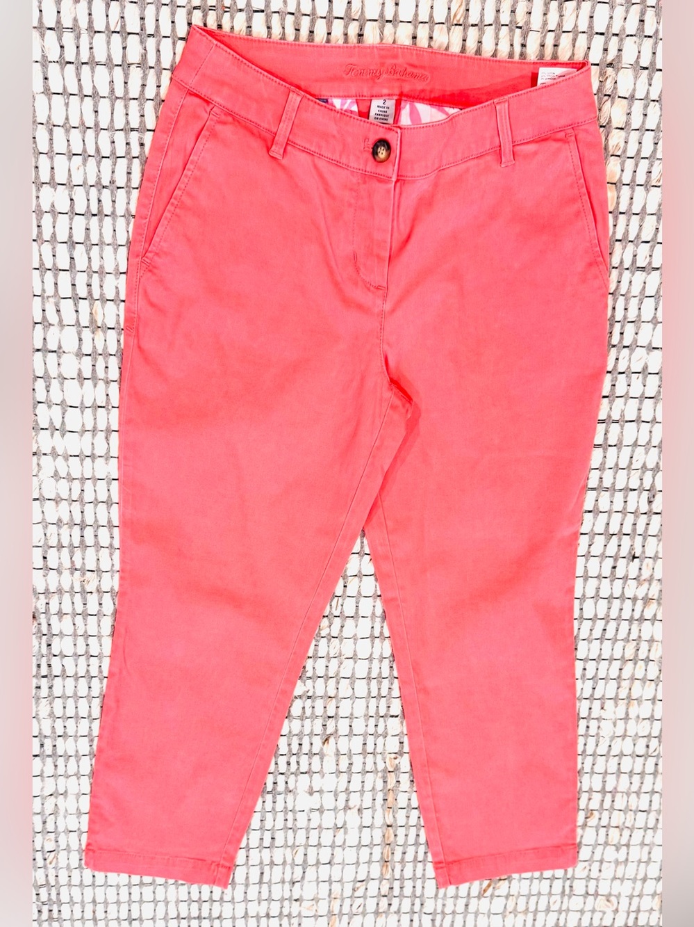 Tommy Bahama Coral Pink Chinos, 2
